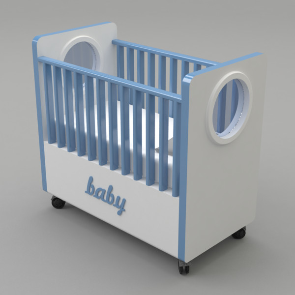 crib obj - crib... by aadesignaa
